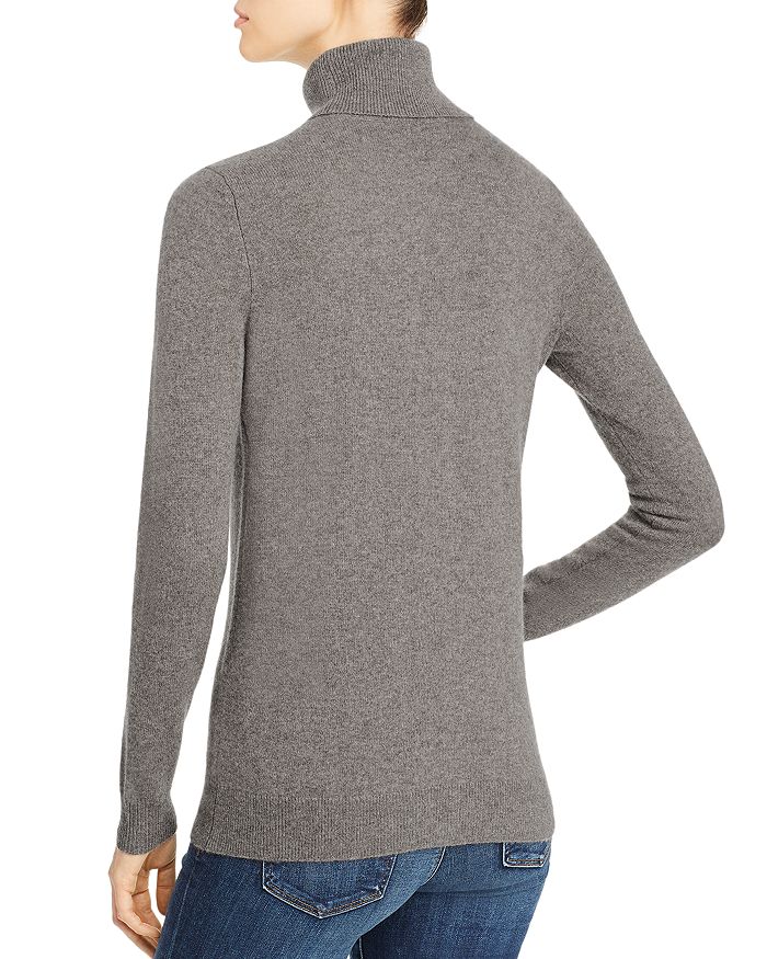 Shop C By Bloomingdale's Cashmere Turtleneck Sweater - 100% Exclusive In Medium Gray