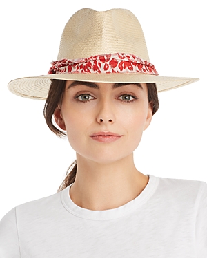 Ale By Alessandra Luca Straw Hat In Natural/red