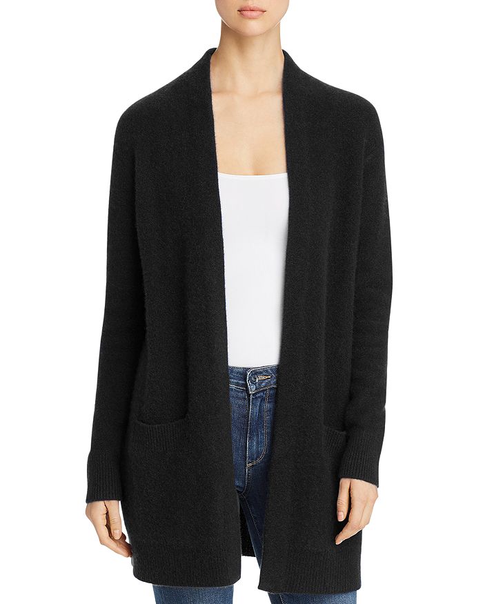 C BY BLOOMINGDALE'S C BY BLOOMINGDALE'S CASHMERE OPEN FRONT BRUSHED CASHMERE CARDIGAN - 100% EXCLUSIVE,V9291