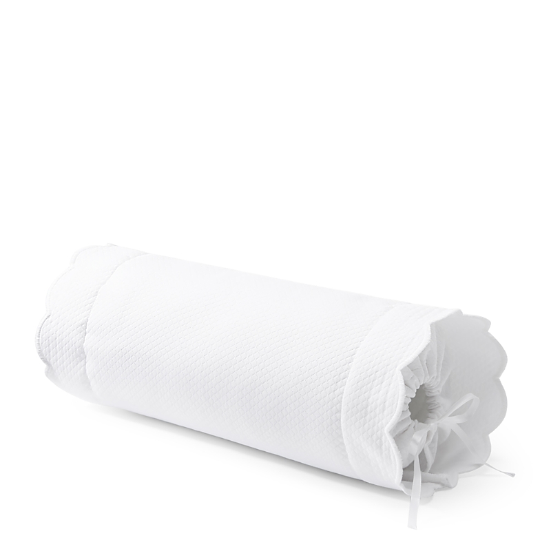 Matouk Diamond Pique Neck Roll In White