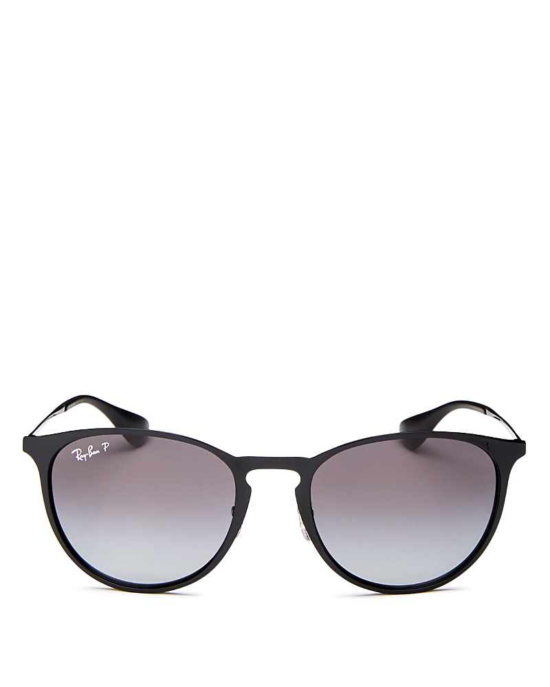 Ray-Ban Erica Polarized Classic Round Sunglasses, 54mm