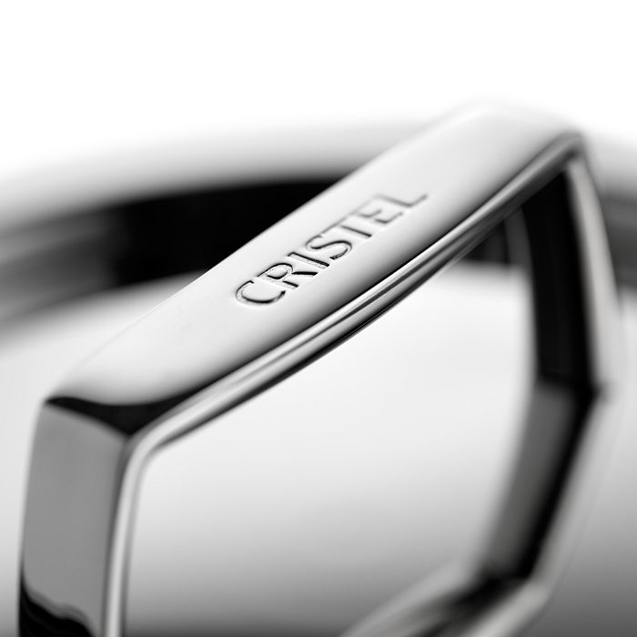 Shop Cristel Castel' Pro 6.5'' Stainless Steel Lid In Silver