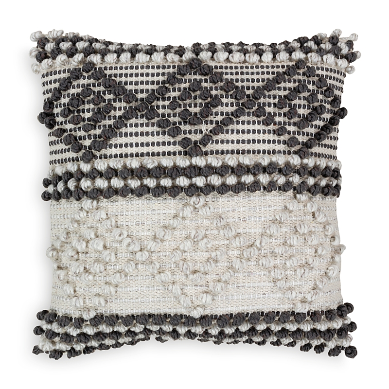Surya Anders Textured Black & White Throw Pillow, 18 x 18