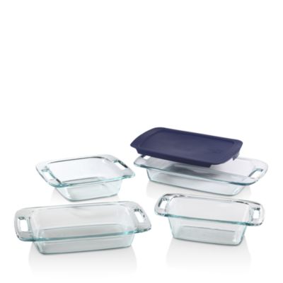 Pyrex (1) C-024 2 QT 1.9 L Easy Grab Glass Casserole Dish & (1) C-624 2 QT  1.9 L Easy Grab Glass Casserole Lid Made in the USA