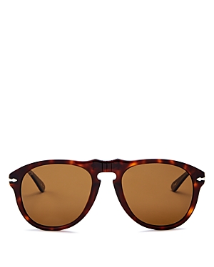 Persol Men's Polarized Round Sunglasses, 54mm Persol Men's Polarized Round Sunglasses, 54mm