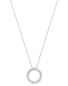 Bloomingdale's - Diamond Circle Pendant in 14K White Gold, 3.0 ct. t.w. - 100% Exclusive