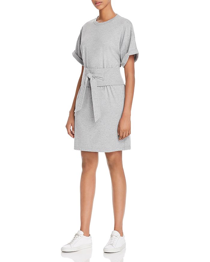 Rebecca Minkoff Marta T-shirt Dress In Gray