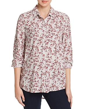 Beachlunchlounge Printed Button-down Top In Ashbury