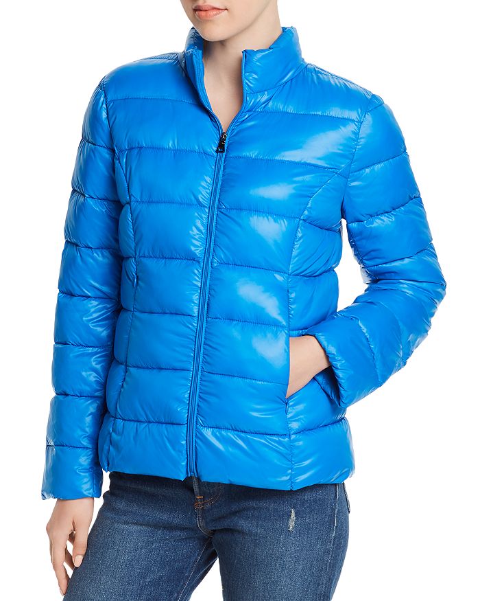 Aqua Packable Puffer Jacket - 100% Exclusive In Bright Blue