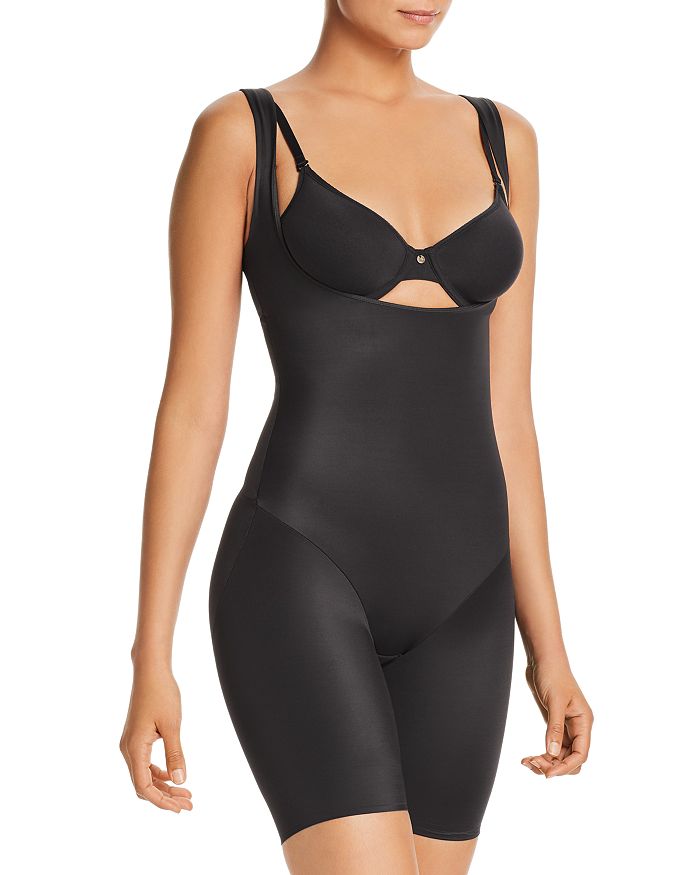 TC FINE INTIMATES TORSETTE THIGH SLIMMER BODYSUIT WITH SHORTS,4093