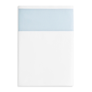 Shop Sferra Casida Flat Sheet, Full/queen In White/poolside