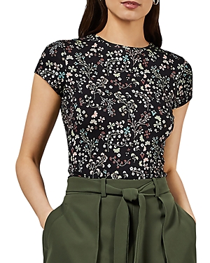 TED BAKER POPINYA HAZEL-PRINT TEE,WMB-POPINYA-WC9W