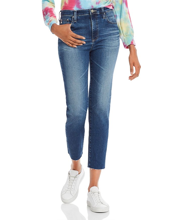 AG ISABELLE STRAIGHT-LEG ANKLE JEANS IN 15 YEARS PERPETUAL,EMP1753RH