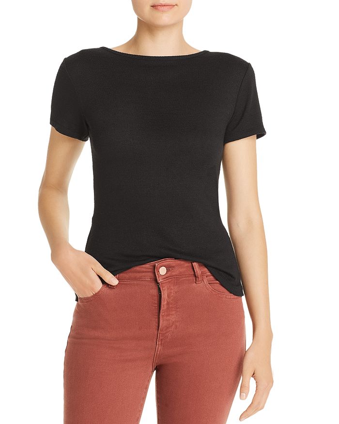 Rag & Bone Rag And Bone Black The Tee T-shirt In Black