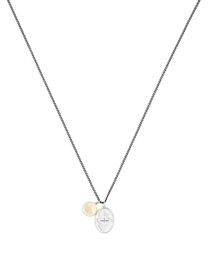 Shop Miansai Mini Dove Sterling Silver & 18k Yellow Gold Pendant Necklace