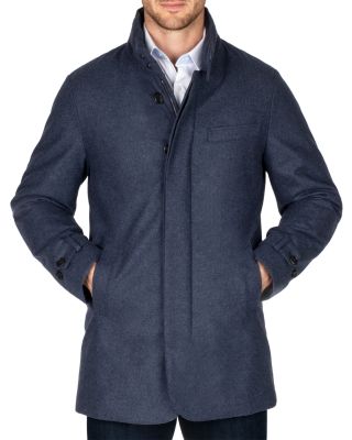 Norwegian Wool Stretch Down Filled Car Coat
