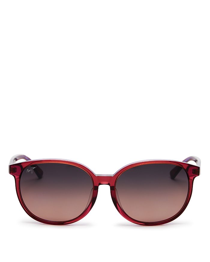 Maui Jim Women's Water Lily Polarized Round Sunglasses, 62mm