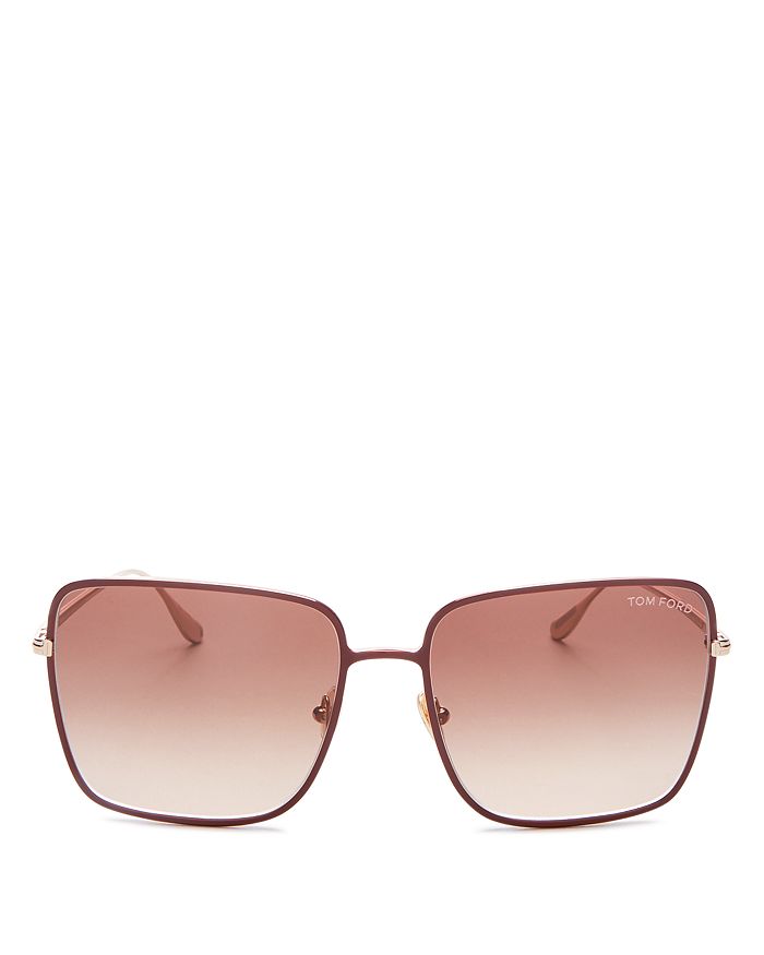 TOM FORD WOMEN'S HEATHER SQUARE SUNGLASSES, 60MM,FT0739W6069F