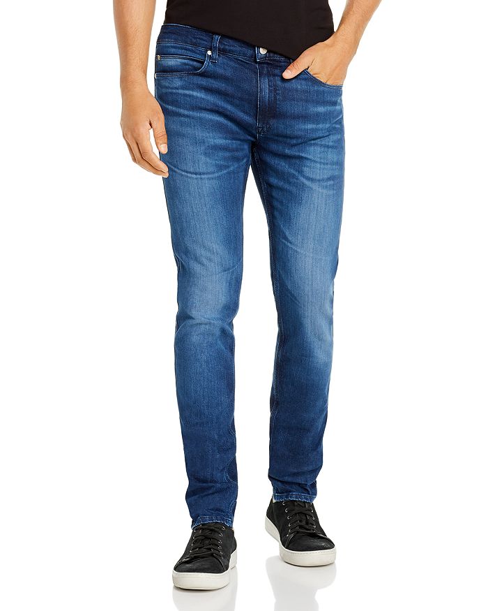 HUGO Skinny Fit Jeans in Navy | Bloomingdale's