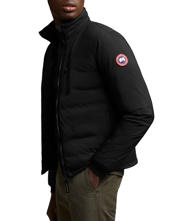 Shop Canada Goose Lodge Packable Down Jacket In Black