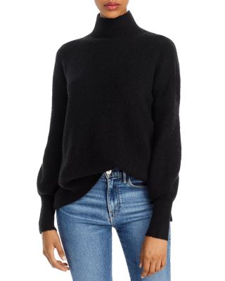 French Connection Black Orla Flossy Rib shops Sweater