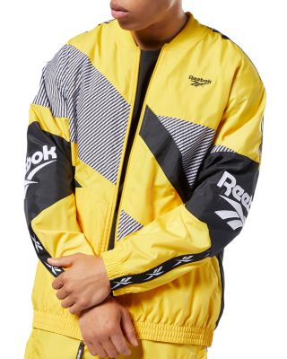 yellow reebok windbreaker