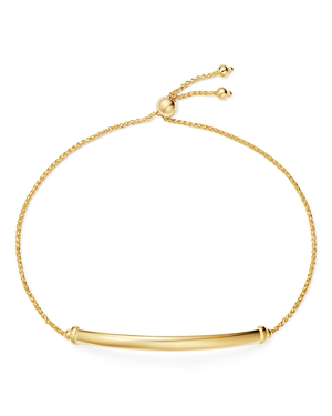 Bloomingdale's Bar Station Bolo Bracelet in 14K Yellow Gold - 100% Exclusive