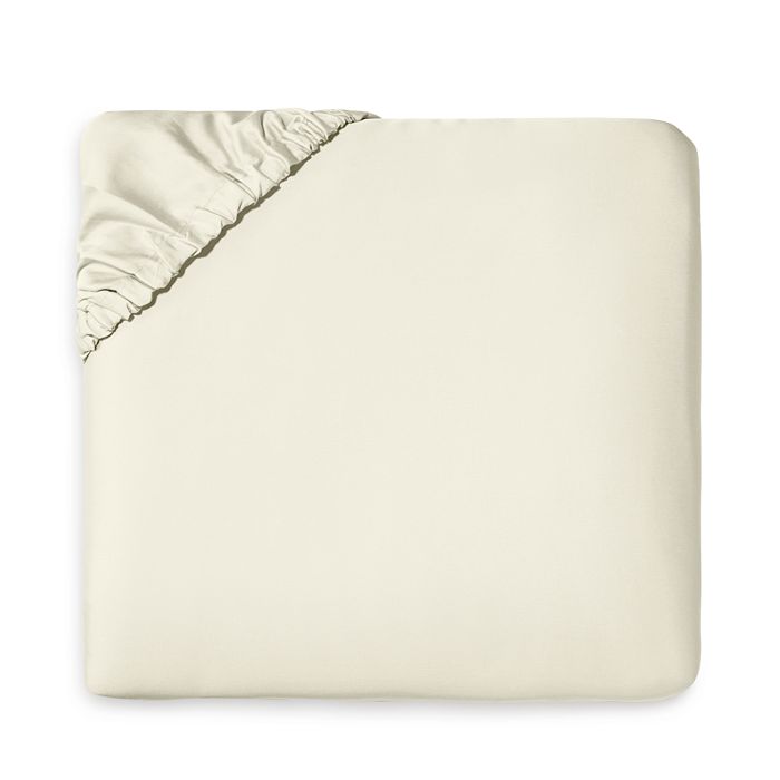 Shop Sferra Fiona Fitted Sheet, Queen In Ivory