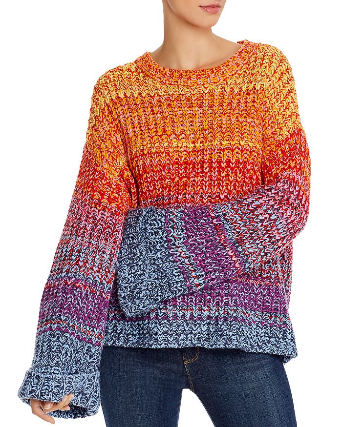 Aqua Rainbow Marled Sweater - 100% Exclusive In Multi