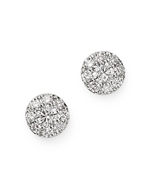 Bloomingdale's Cluster Diamond Stud Earrings in 14K White Gold, 0.33 ct. t.w. - 100% Exclusive