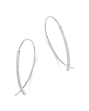 Bloomingdale's Micro-Pave Diamond Threader Earrings in 14K White Gold, 0.50 ct. t.w. - 100% Exclusiv
