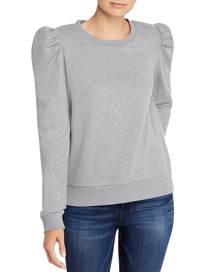 Generation Love Tara Embellished Puff Sleeve Sweatshirt