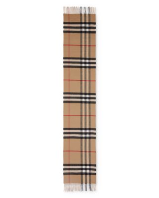 Classic Check Cashmere Scarf
