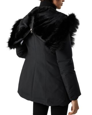 Mackage Akiva Fur Trim Short Down Coat | Bloomingdale's