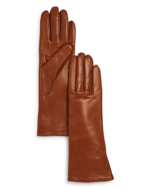 BLOOMINGDALE'S CASHMERE LINED LONG LEATHER GLOVES - 100% EXCLUSIVE,80001865400B