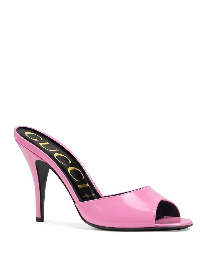 Gucci Women&#39;s High-Heel Slide Sandals | Bloomingdale&#39;s
