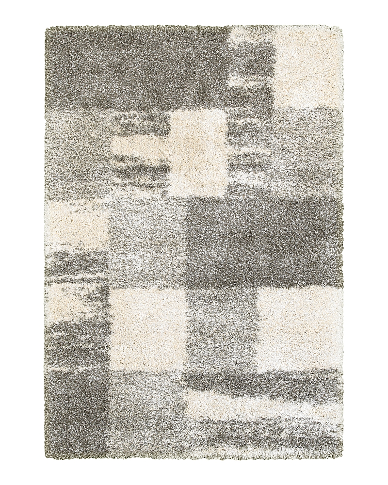 Oriental Weavers Henderson Shag 5502h Area Rug, 6'7 X 9'6 In Ivory/gray