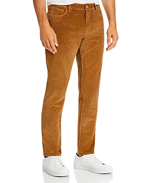 Michael Kors Parker Stretch Slim Fit Corduroy Pants In Husk