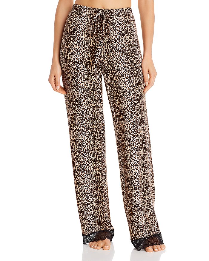 Cosabella Sabrina Leopard Pajama Pants In Animal/black | ModeSens