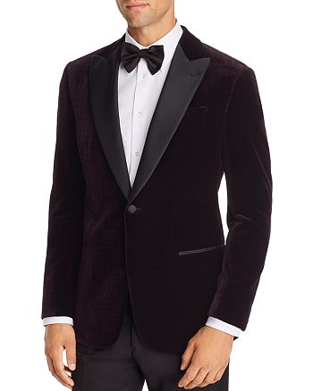 Armani Velvet Regular Fit Tuxedo Jacket | Bloomingdale's