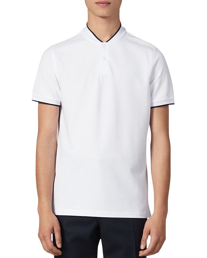 SANDRO OLYMPIC PIQUE SLIM FIT POLO SHIRT,SHPTS00272