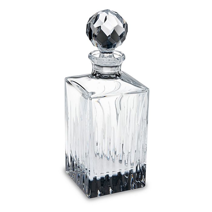 Shop Reed & Barton Soho Square Decanter In Clear