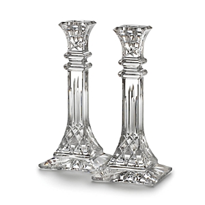 Waterford Lismore 10 Candlestick 10, Set Of 2 In Clear