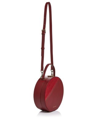 Tammy & Benjamin Mixed Media Hatbox Shoulder Bag