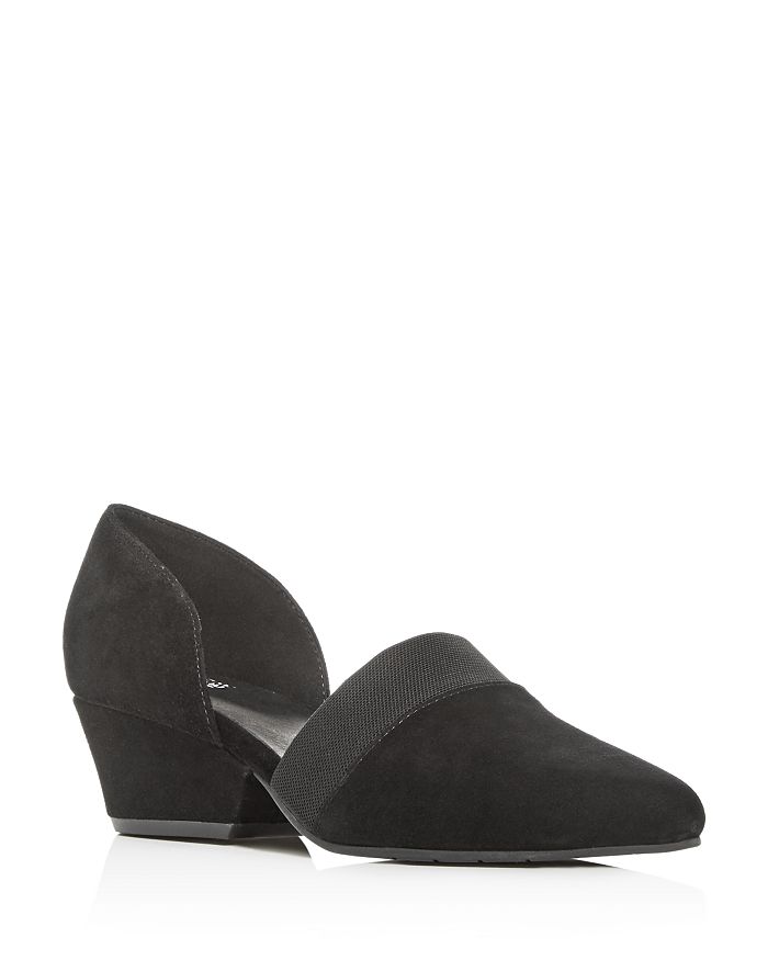 Eileen Fisher Women's Hilly D'orsay Wedge Pumps In Black