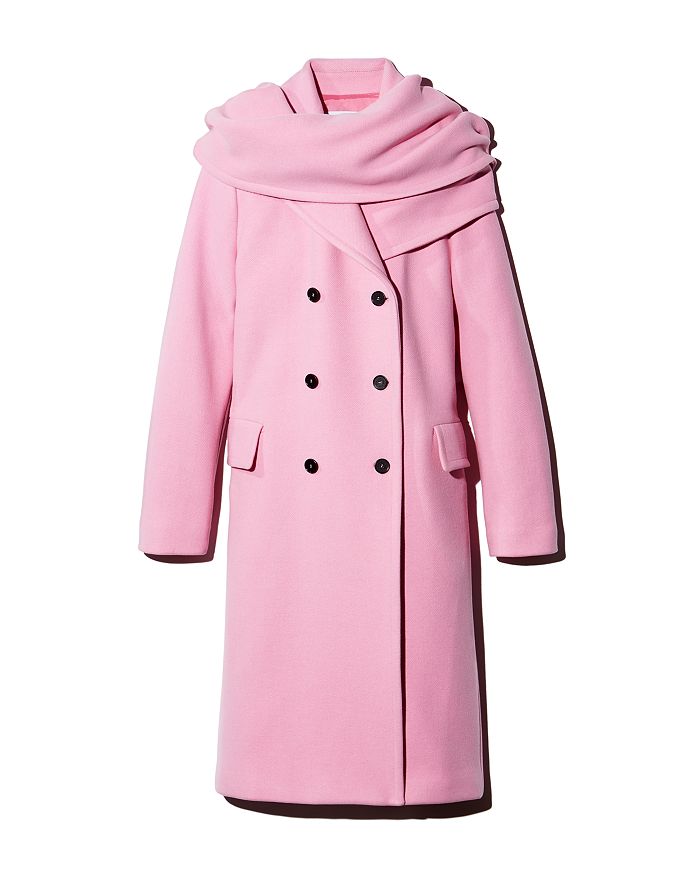 MSGM CAPPOTTO WOOL-BLEND DOUBLE-BREASTED COAT,2742MDC121 195750