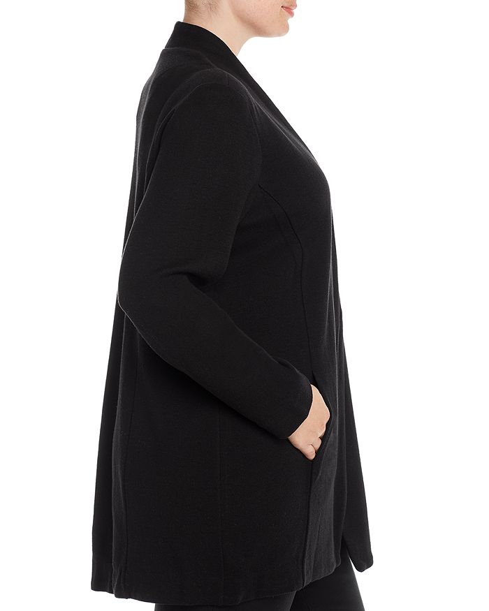 Shop Nic And Zoe Plus Nic+zoe Plus Grace Knit Jacket In Black Onyx
