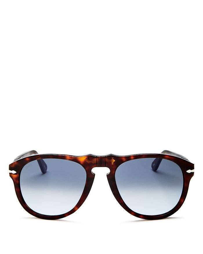 Persol Men S Round Sunglasses 54mm In Sky Blue Blue Gradient Modesens