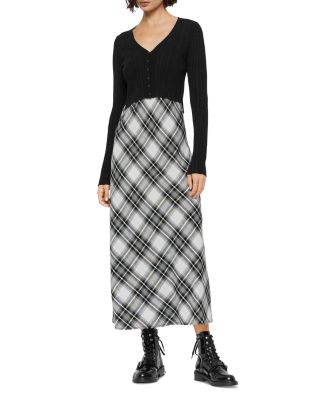 all saints tartan dress