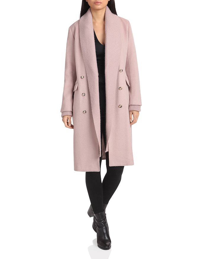 Badgley mischka top double breasted coat